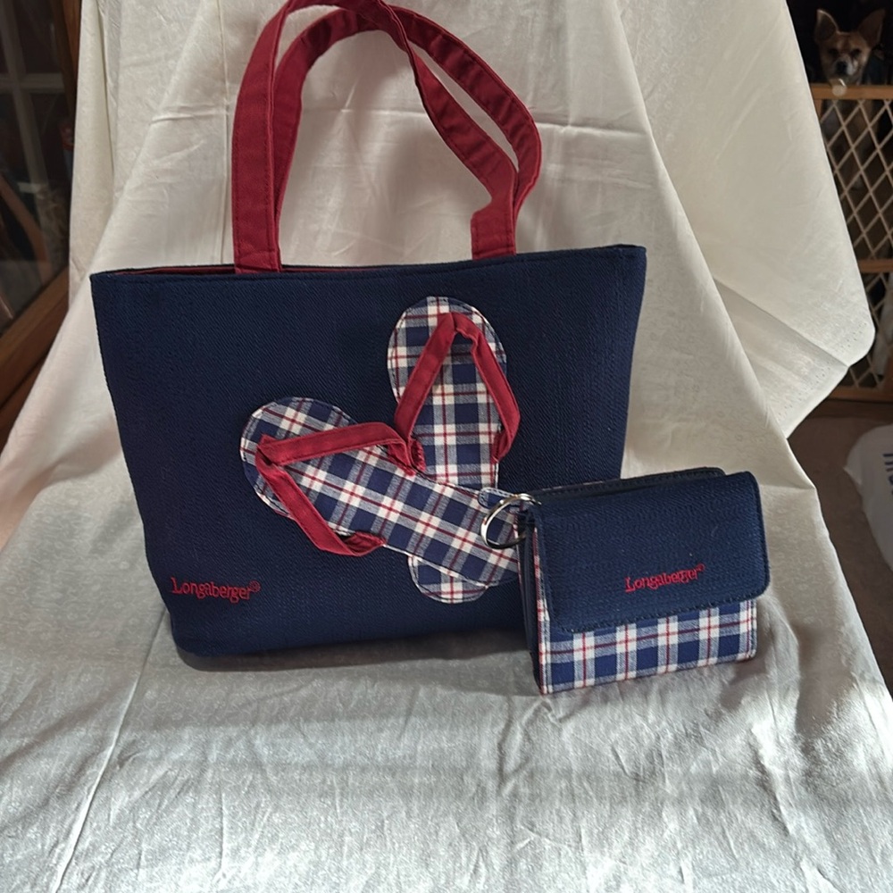 Longaberger Purse and Wallet set
